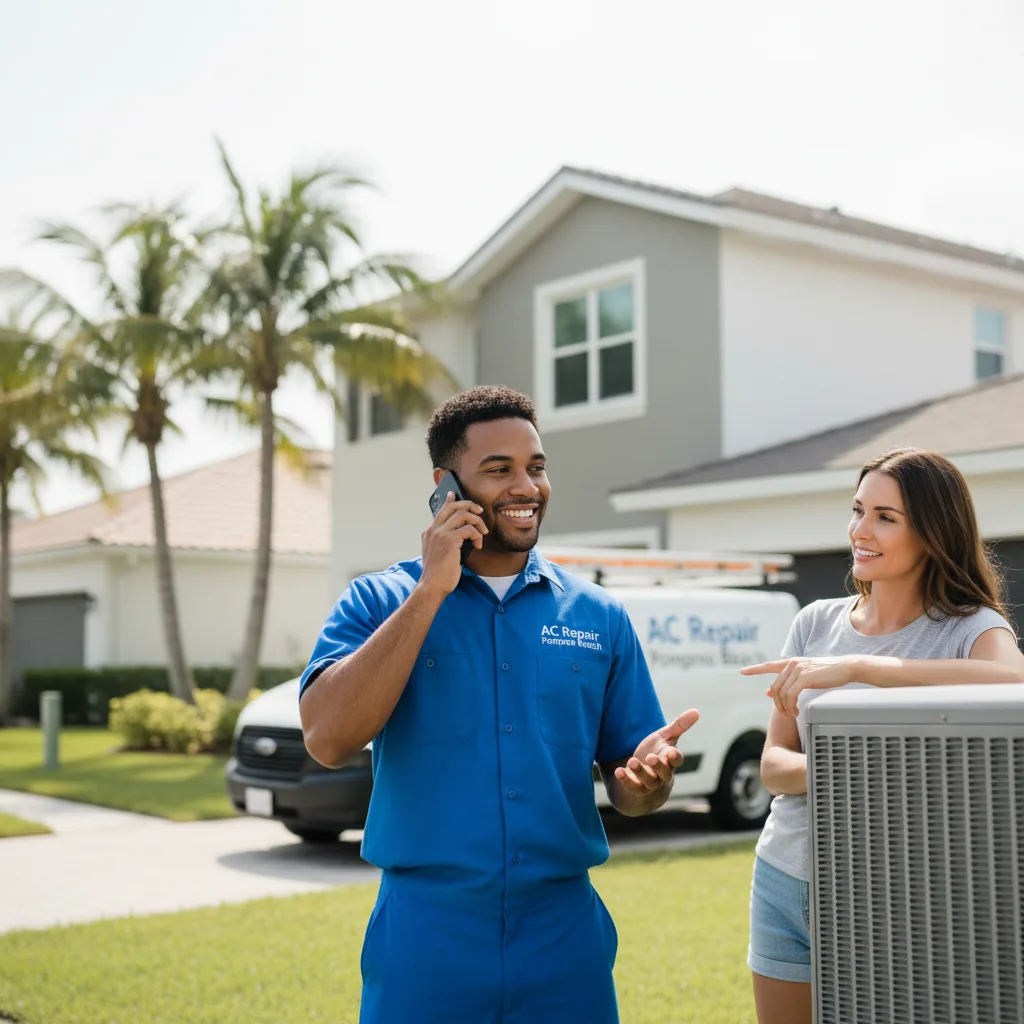 AC Repair Pompano Beach customer support in Berlin Center
